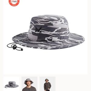 Mission Cooling Bucket Hat Matrix Camo Siler